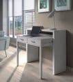 Turin Artic White Extending Desk, Dressing Table, or Console Table - 2503 - UK Luxury Furniture